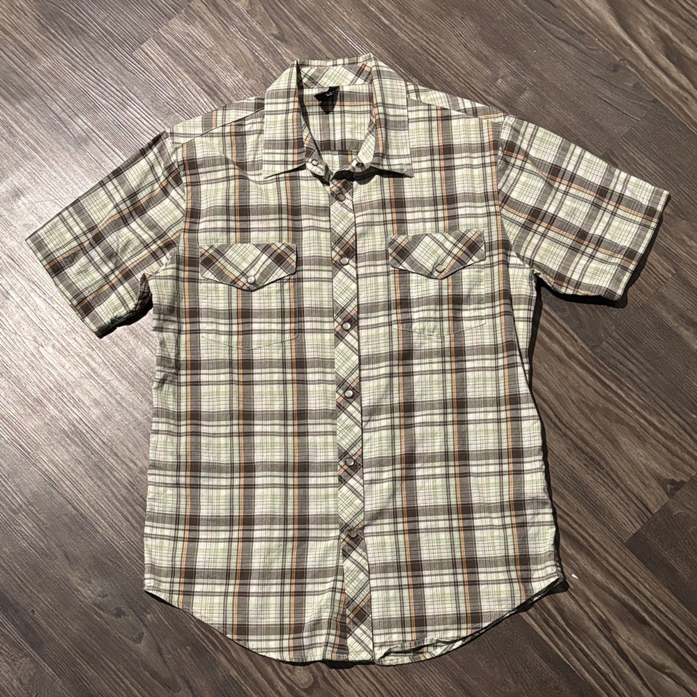 RVCA Western/Pearl Snap Cowboy shirt